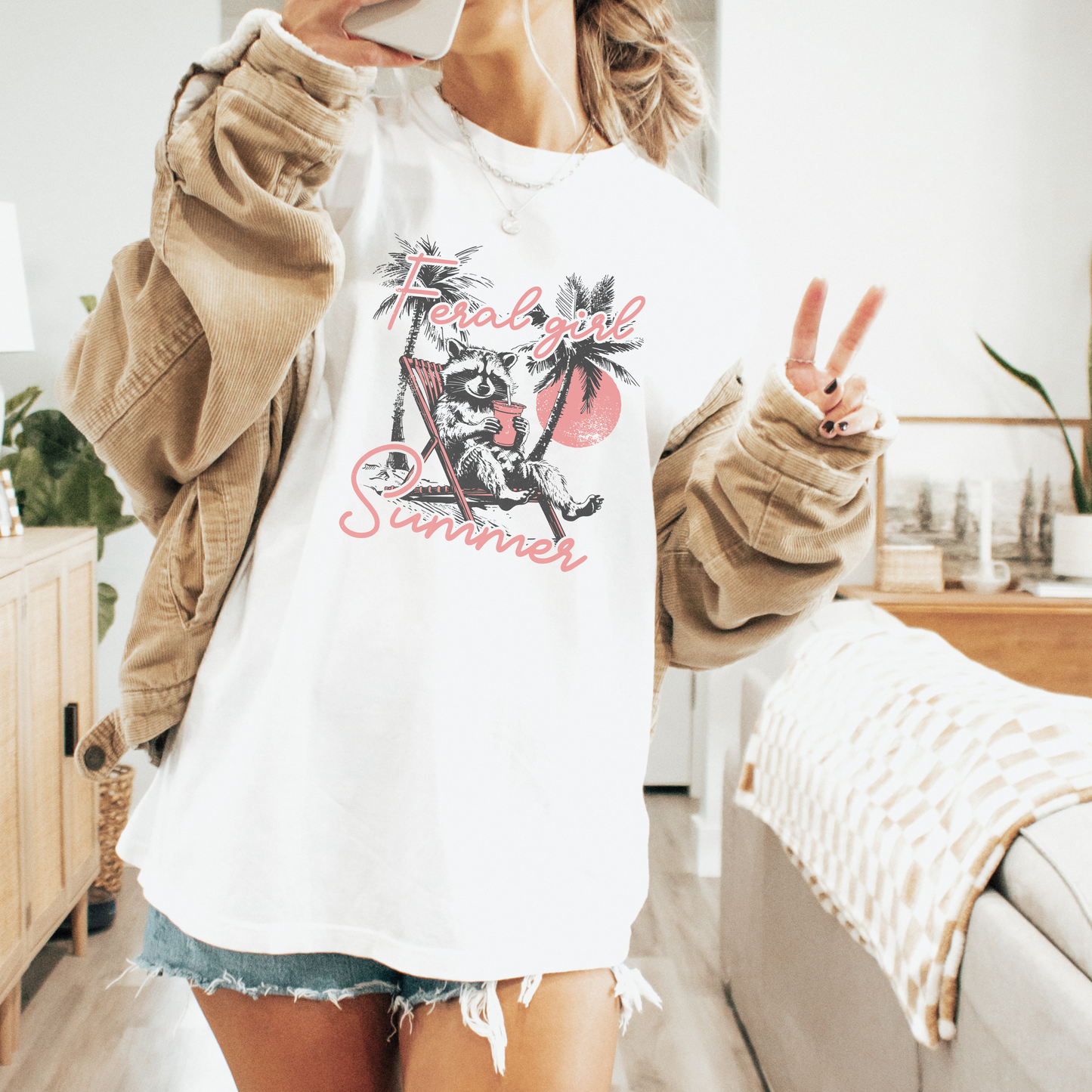 FERAL GIRL SUMMER TEE