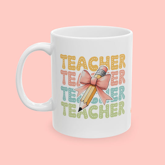 COQUETTE TEACHER - CERAMIC MUG (11oz, 15oz)