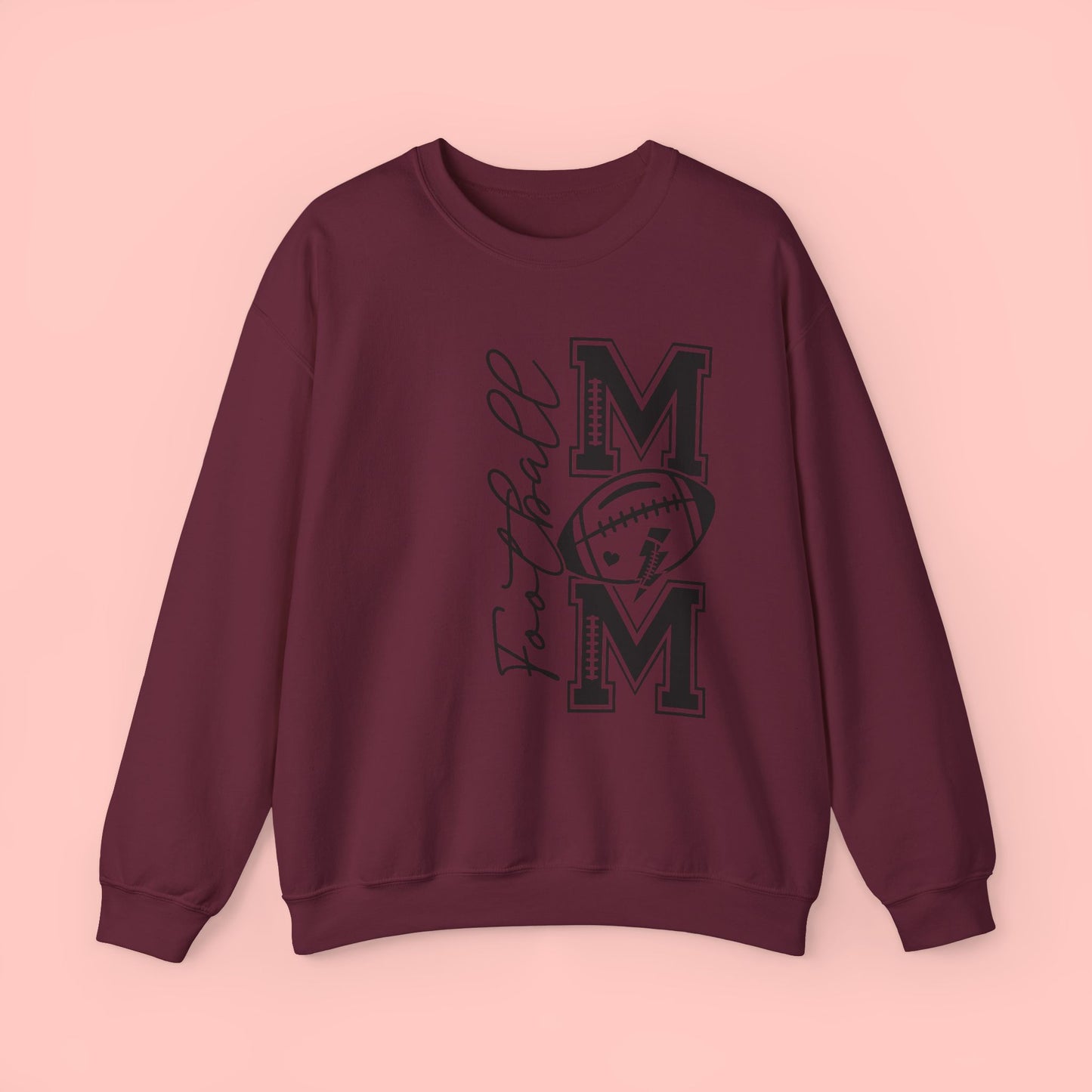 FOOTBALL MOM CREWNECK SWEATSHIRT