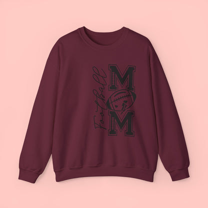 FOOTBALL MOM CREWNECK SWEATSHIRT