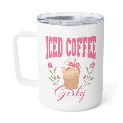 ICED COFFEE GIRLY - INSULATED 10 OZ. MUG