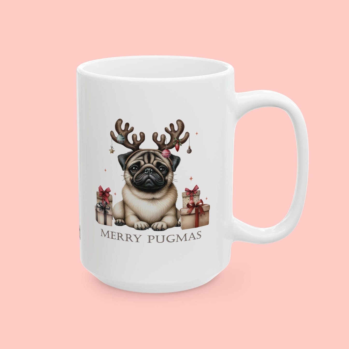 HAPPY PUGMAS - CERAMIC MUG