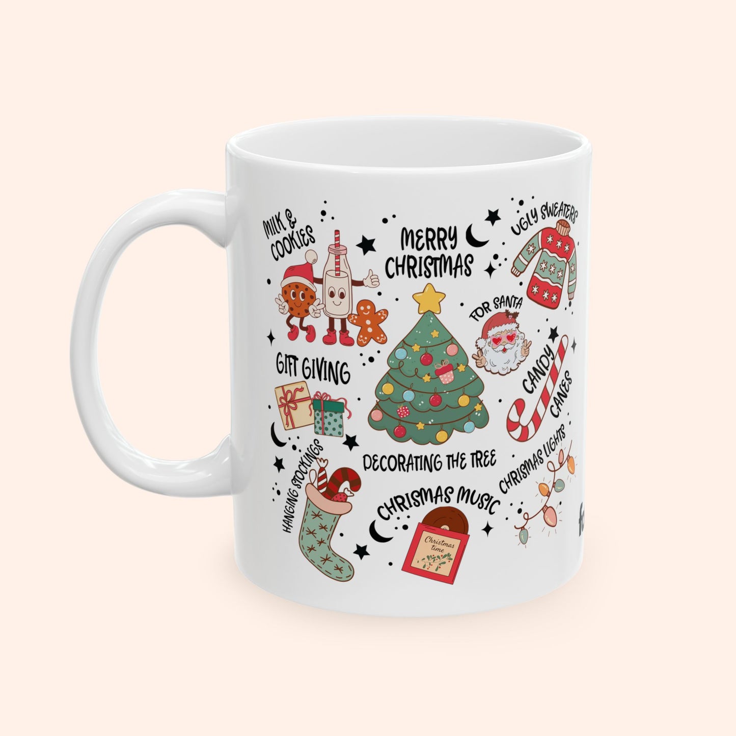 CHRISTMAS COLLAGE - CERAMIC MUG