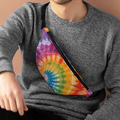 SPIRAL TIE DYE FANNY PACK