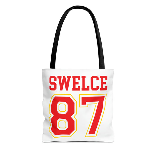 Swelce 87 Tote Bag - KC Chiefs Bag 13" × 13'' Black