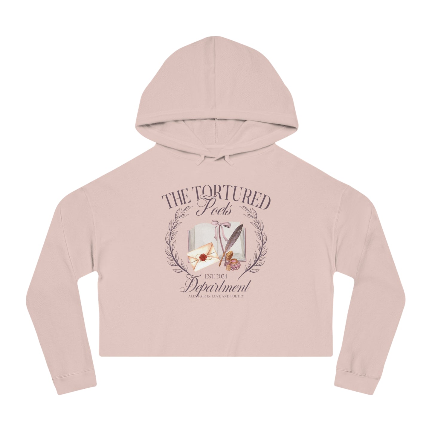 THE TORTURED POETS DEPT CROP HOODIE