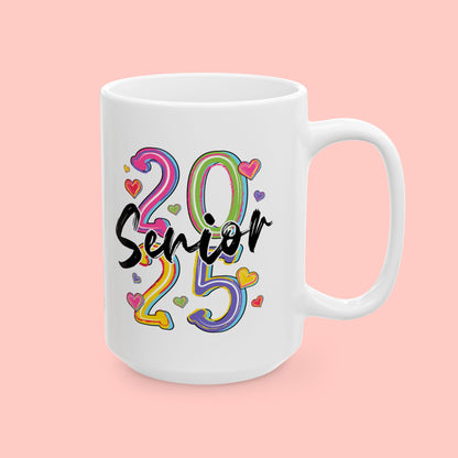 SENIOR 2025 NEON MUG - CERAMIC