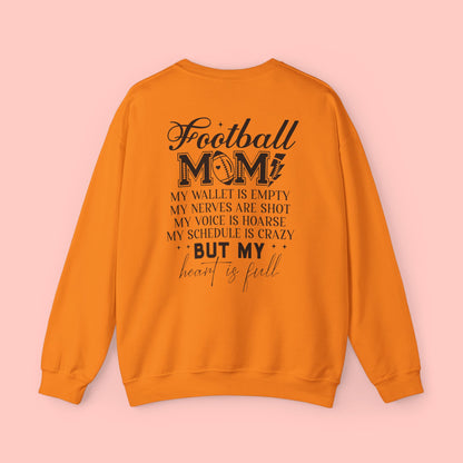 FOOTBALL MOM CREWNECK SWEATSHIRT