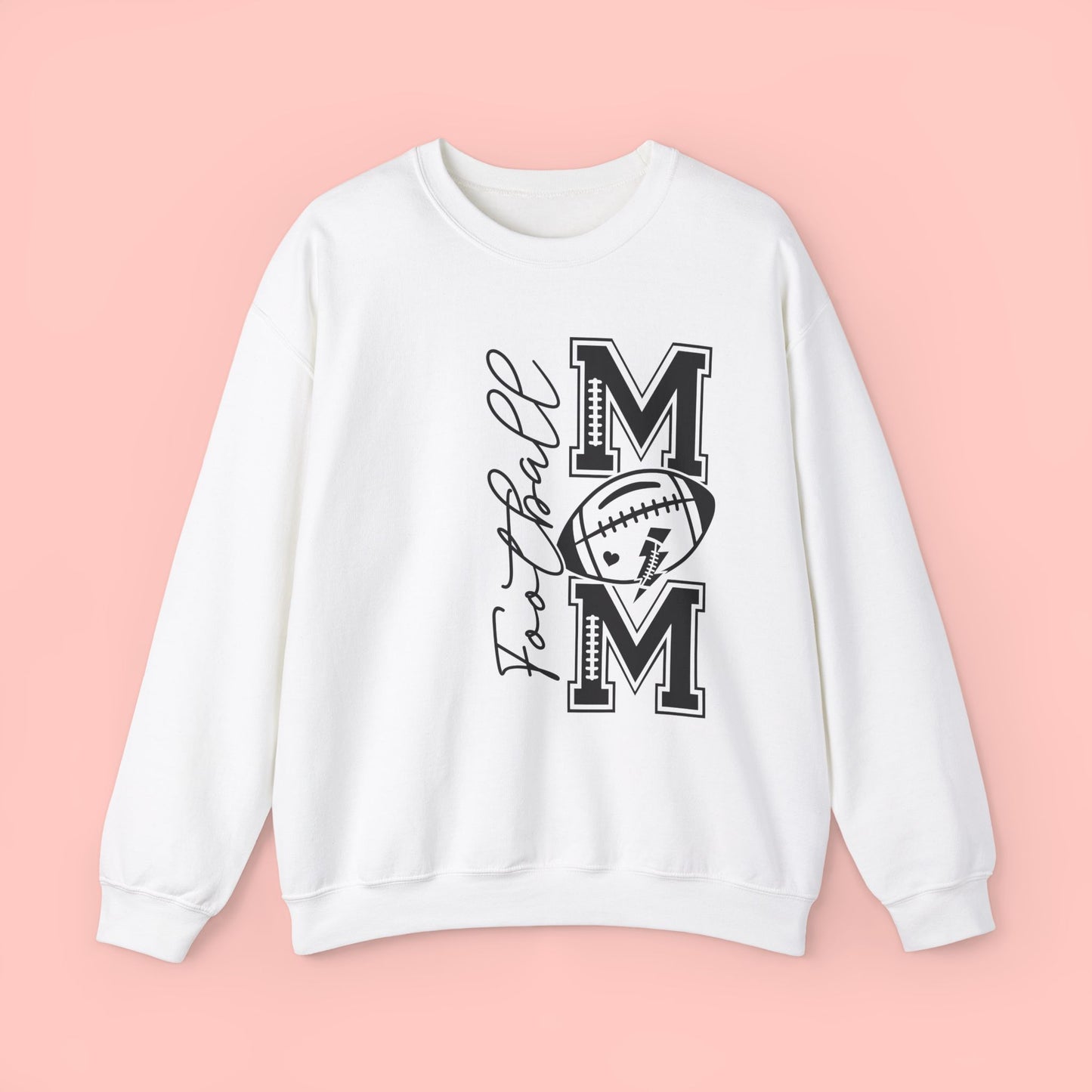 FOOTBALL MOM CREWNECK SWEATSHIRT