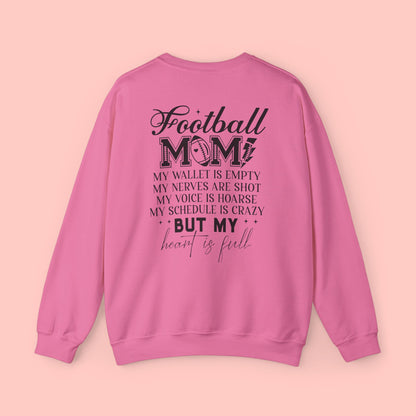 FOOTBALL MOM CREWNECK SWEATSHIRT