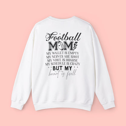 FOOTBALL MOM CREWNECK SWEATSHIRT