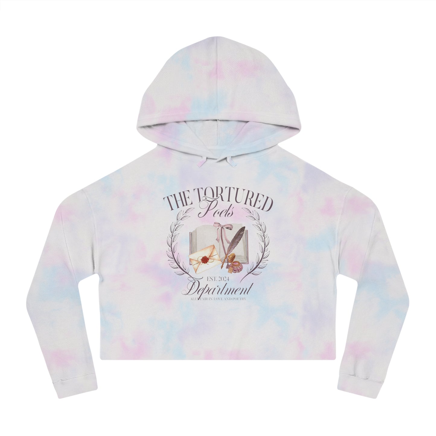 THE TORTURED POETS DEPT CROP HOODIE