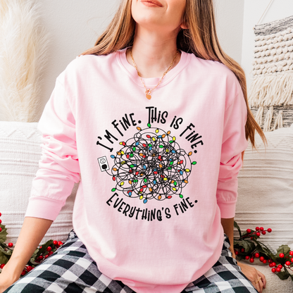 EVERYTHING'S FINE CHRISTMAS TEE