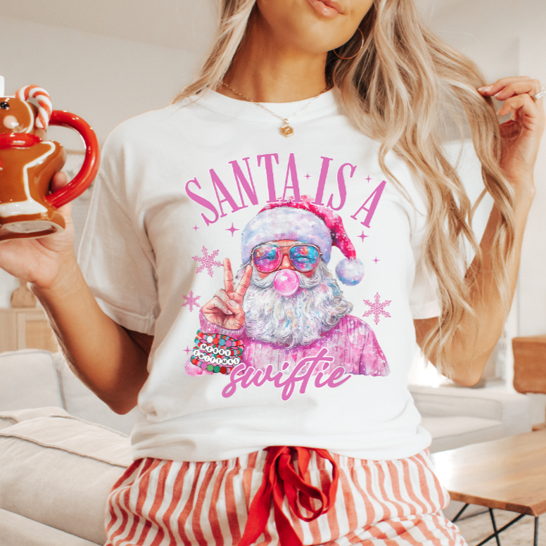 SANTA IS A SWIFTIE TEE