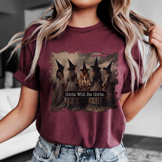 Girls Will Be Girls Halloween Tee - FANGIRL SWAG
