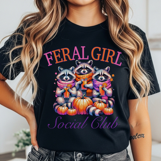 Feral Girl Social Club Tee - FANGIRL SWAG