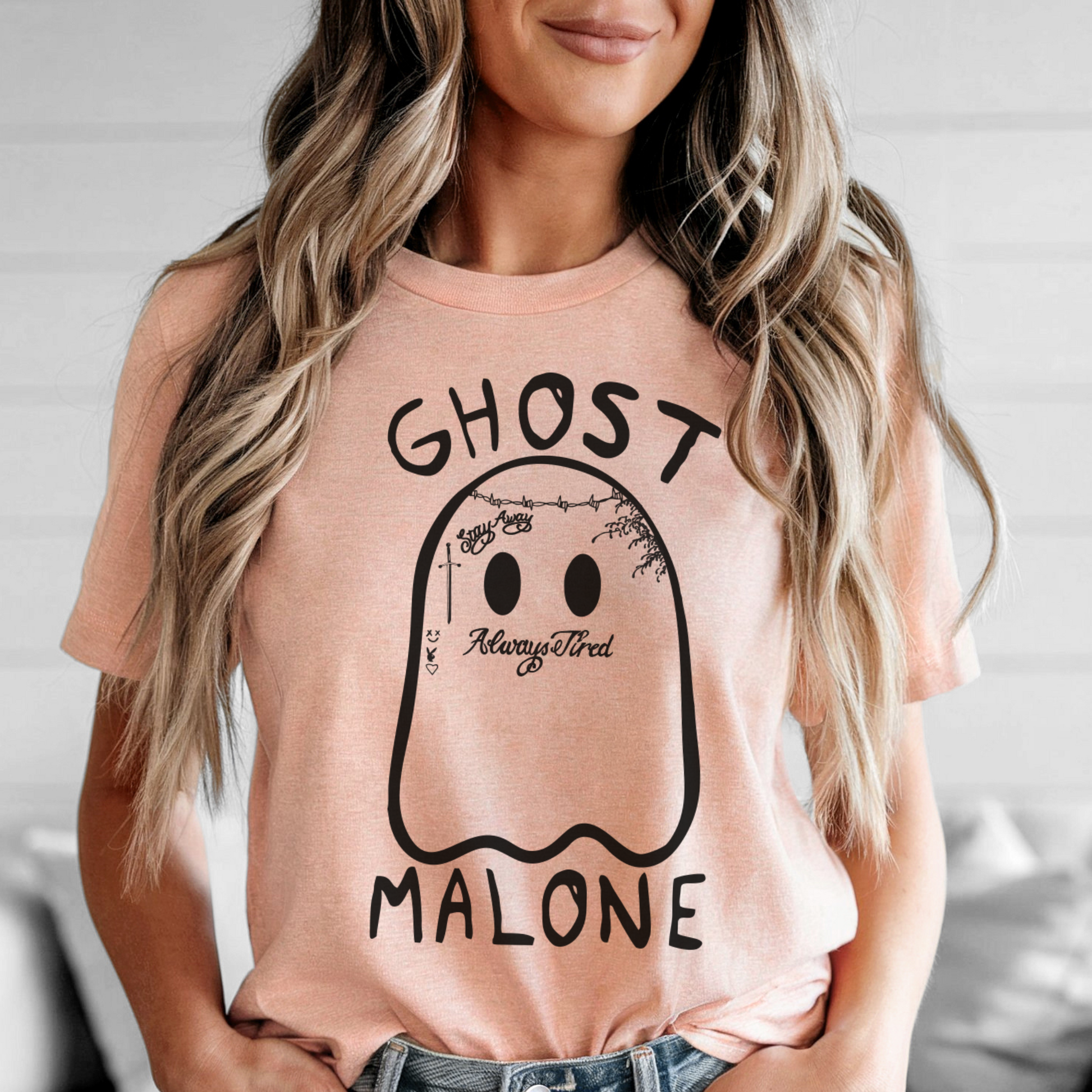 Ghost Malone Halloween Unisex Tee - FANGIRL SWAG