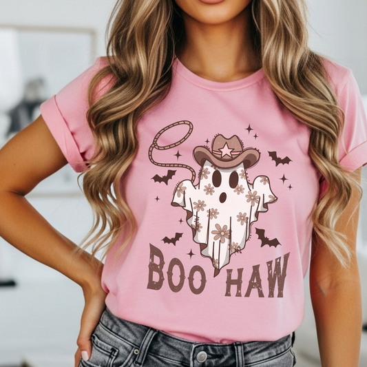 Cowboy Ghost Halloween Tee - FANGIRL SWAG