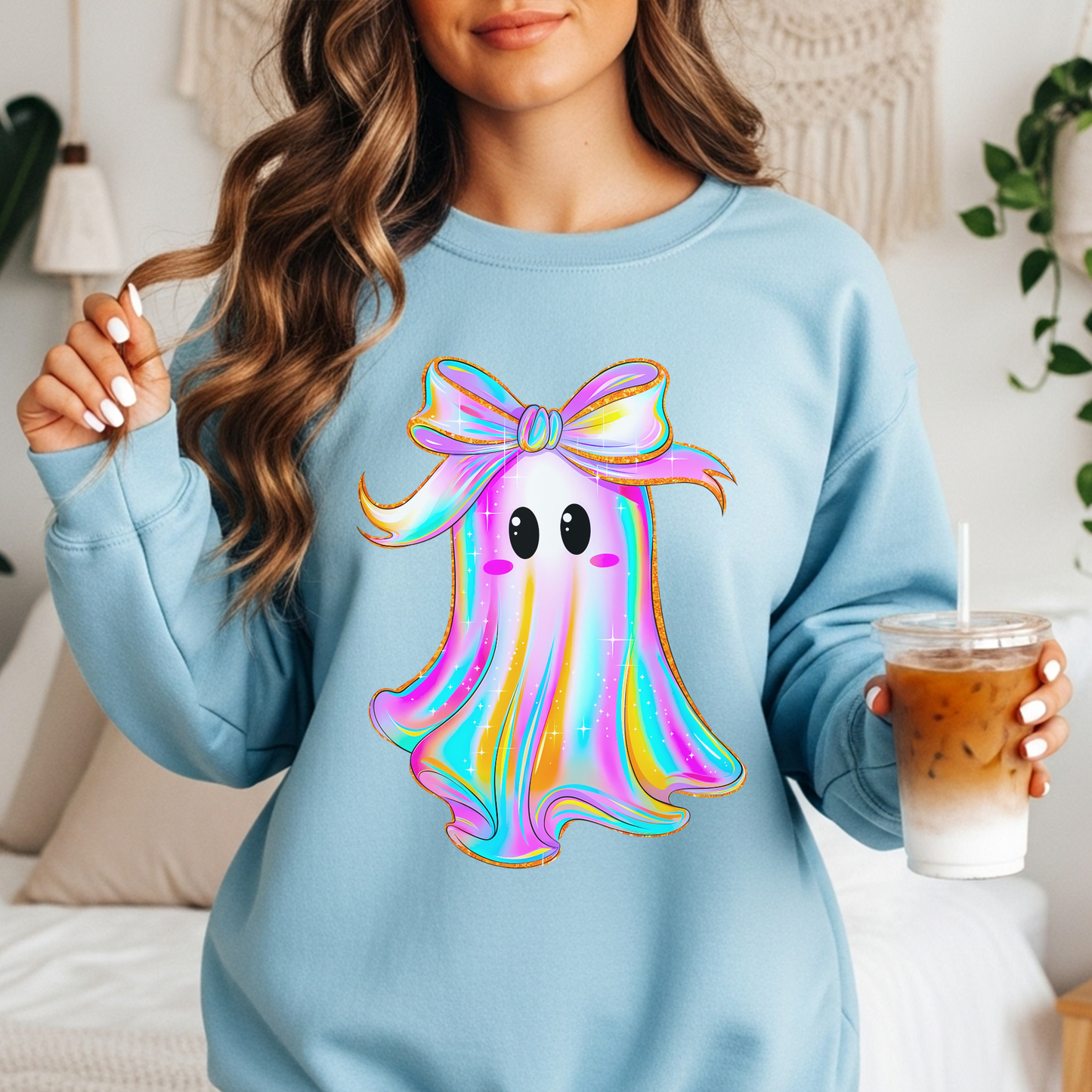 Holographic Ghost Sweatshirt