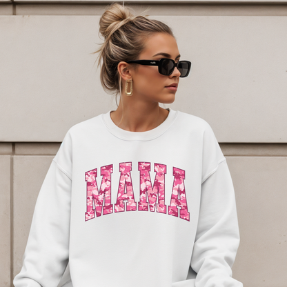 Mama Pink Camo Sweatshirt