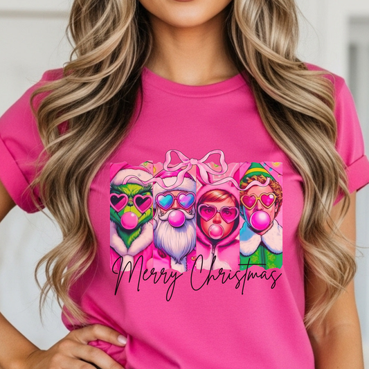 Retro Christmas Characters Tee - FANGIRL SWAG