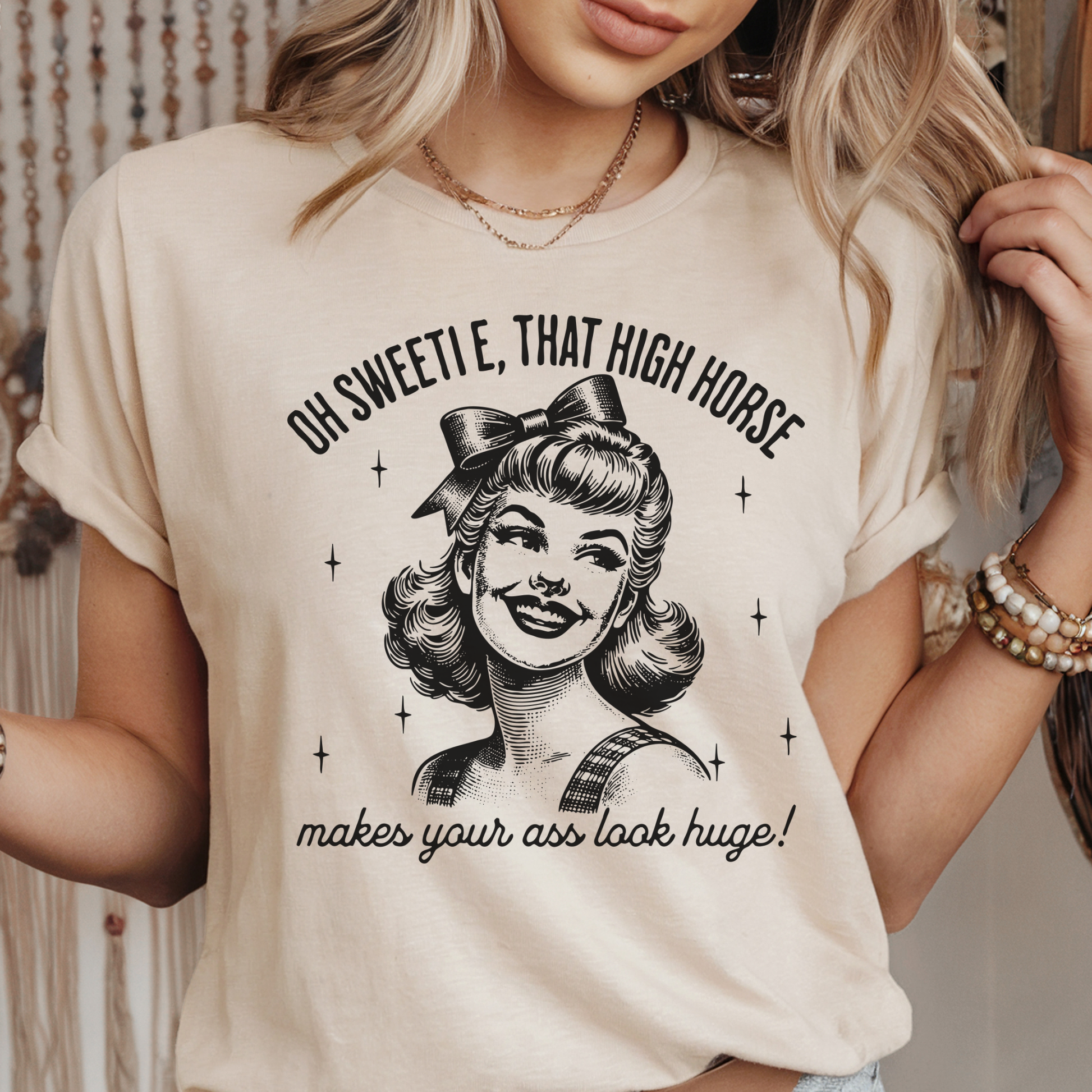High Horse Tee - FANGIRL SWAG