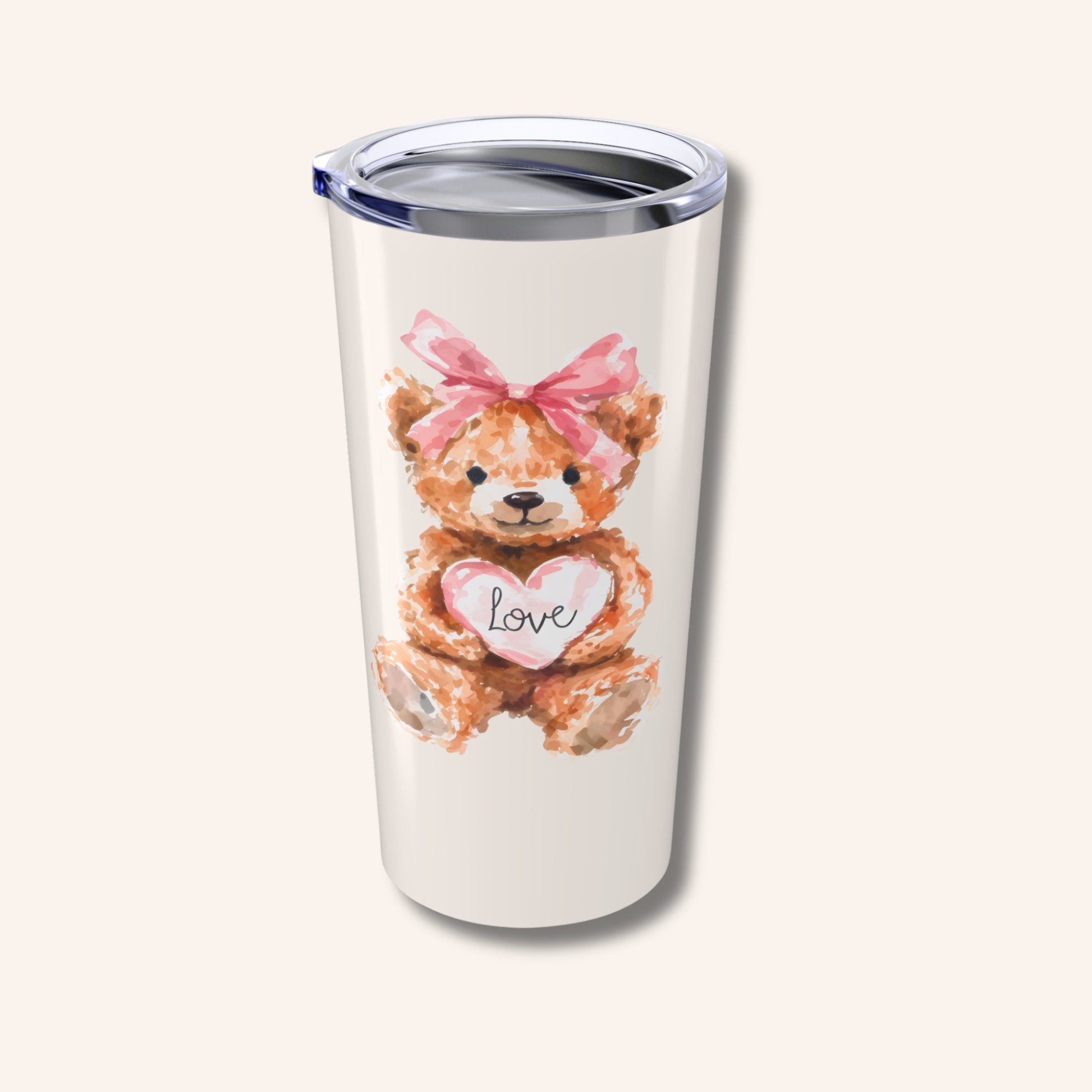 Teddy Bear Love 20 oz. Tumbler - FANGIRL SWAG