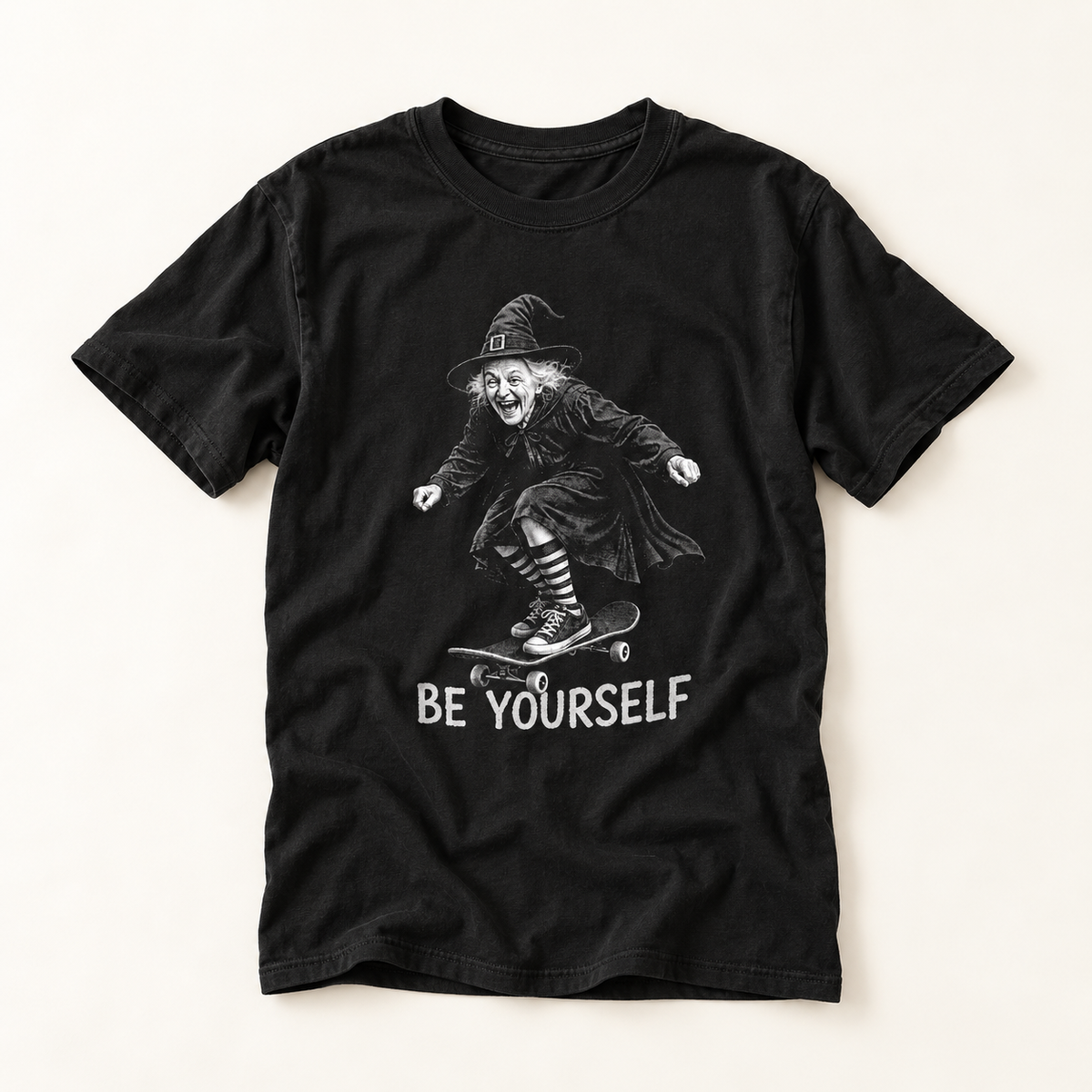 Witch Skateboard 'Be Yourself' Graphic T-Shirt