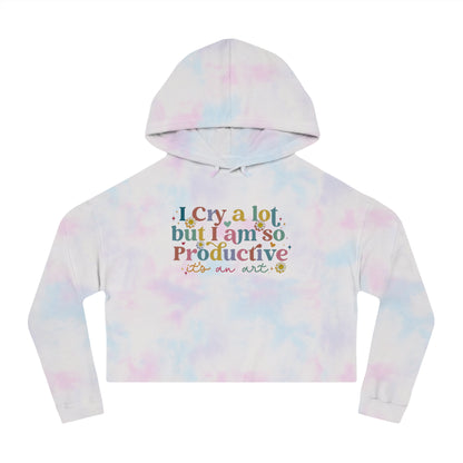 I CRY A LOT TAYLOR SWIFT CROP HOODIE