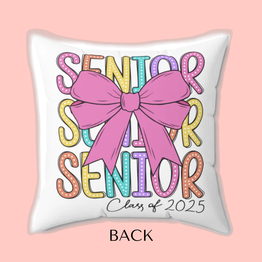 CLASS OF 2025 COQUETTE PILLOW