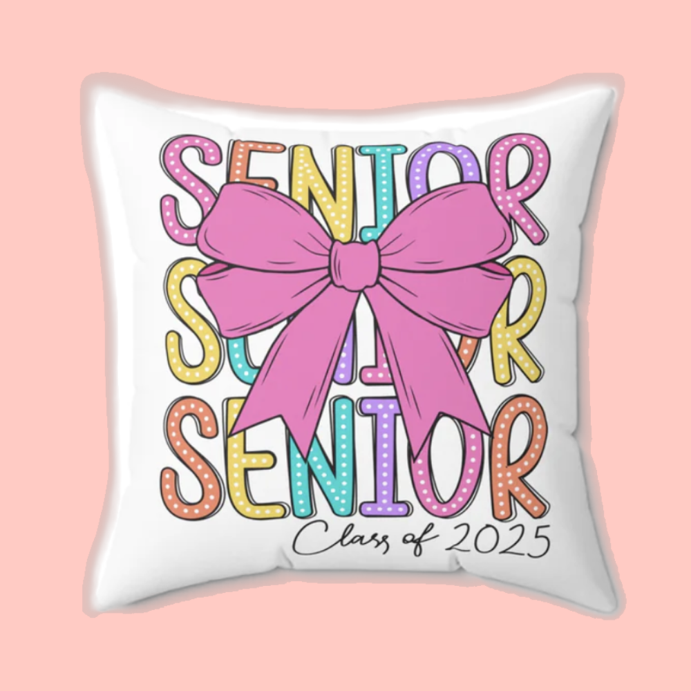 CLASS OF 2025 COQUETTE PILLOW