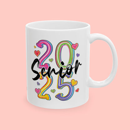 SENIOR 2025 NEON MUG - CERAMIC