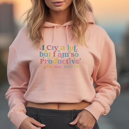 I CRY A LOT TAYLOR SWIFT CROP HOODIE