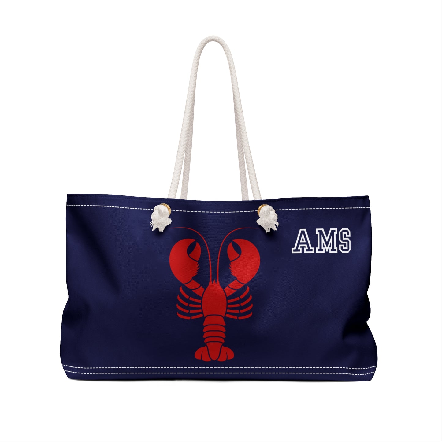 LOBSTER MONOGRAM WEEKENDER