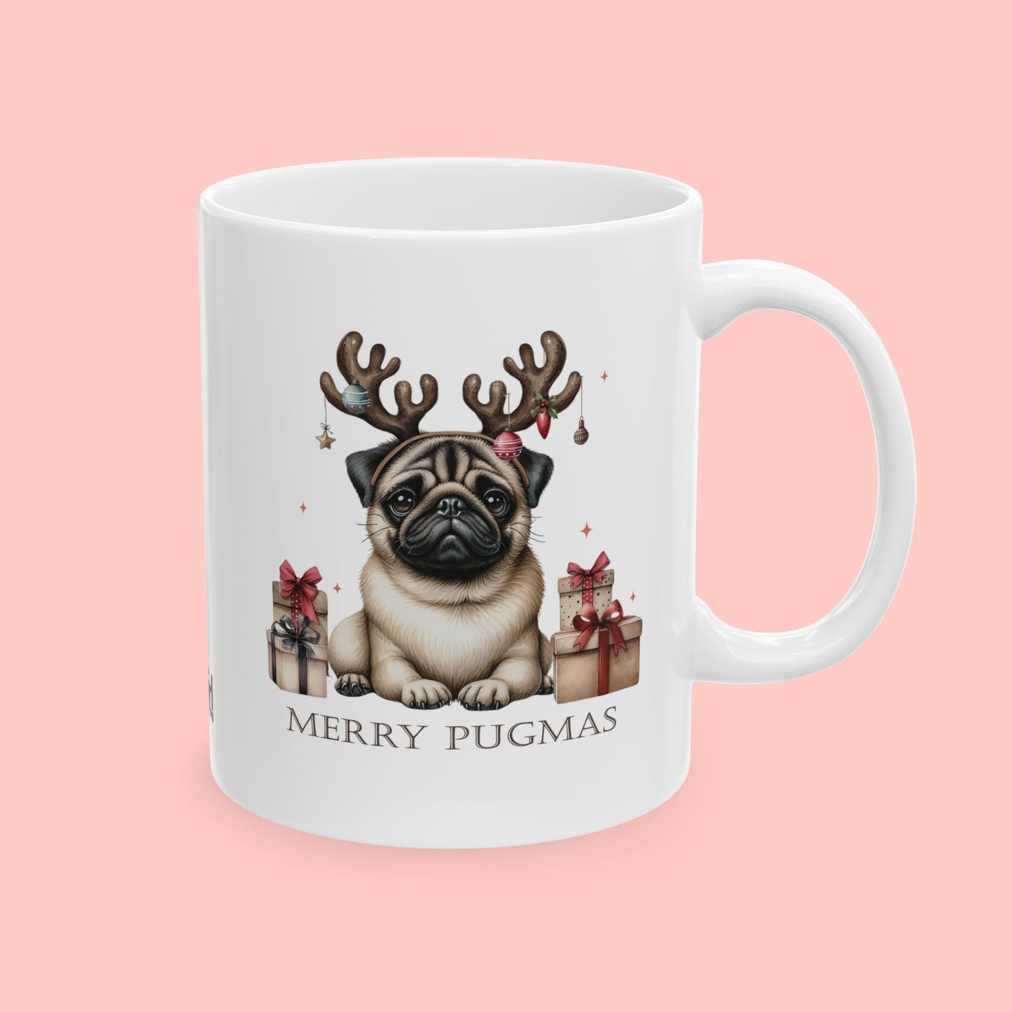 HAPPY PUGMAS - CERAMIC MUG