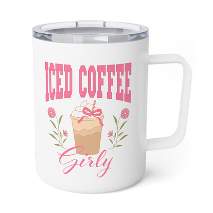 ICED COFFEE GIRLY - INSULATED 10 OZ. MUG