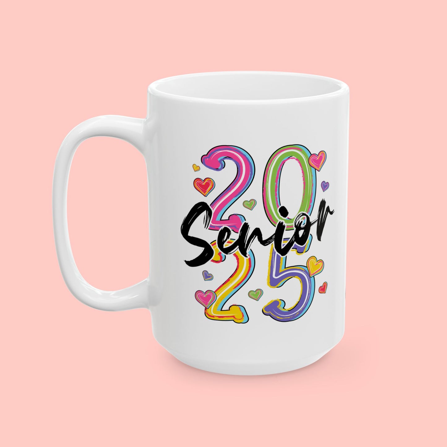 SENIOR 2025 NEON MUG - CERAMIC