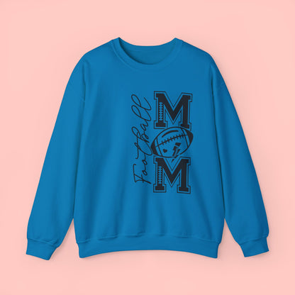 FOOTBALL MOM CREWNECK SWEATSHIRT