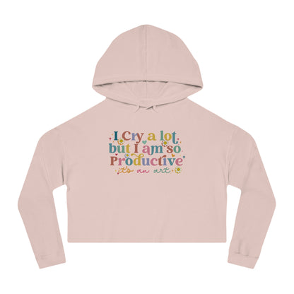 I CRY A LOT TAYLOR SWIFT CROP HOODIE