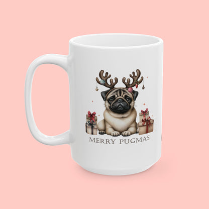 HAPPY PUGMAS - CERAMIC MUG