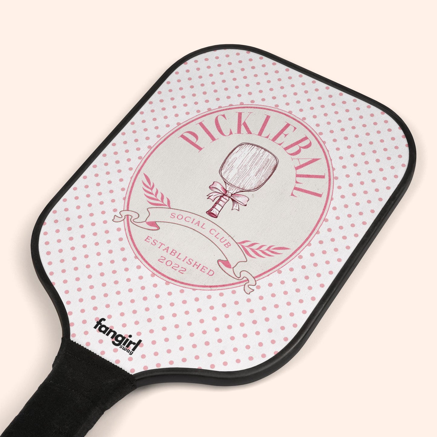 PICKLEBALL SOCIAL CLUB - 2 PADDLES w/2 BALLS - FANGIRL SWAG