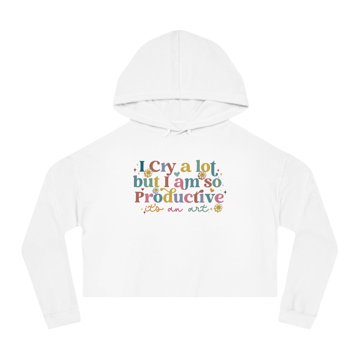 I CRY A LOT TAYLOR SWIFT CROP HOODIE