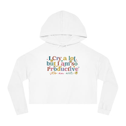 I CRY A LOT TAYLOR SWIFT CROP HOODIE