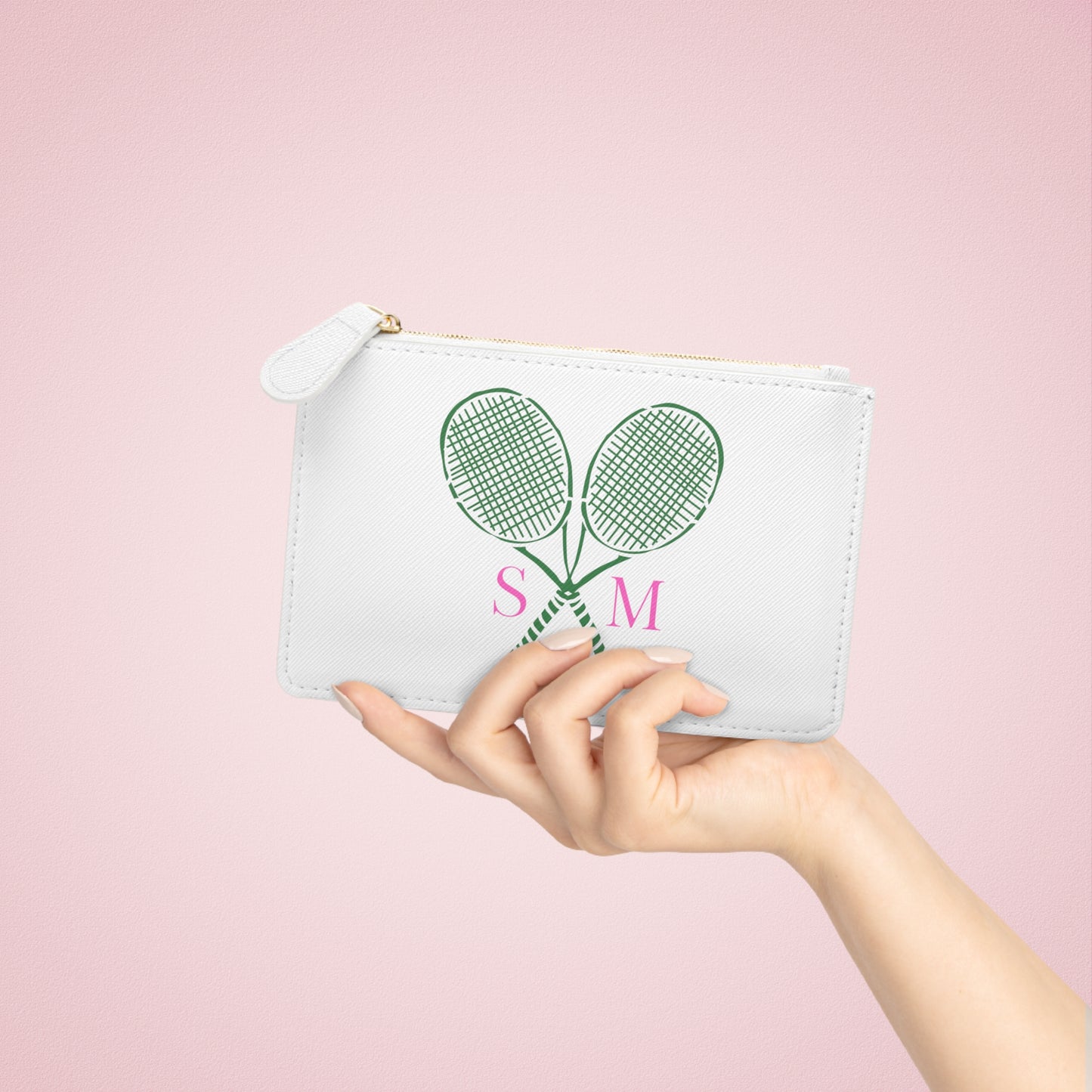 TENNIS MONOGRAM MINI CLUTCH BAG