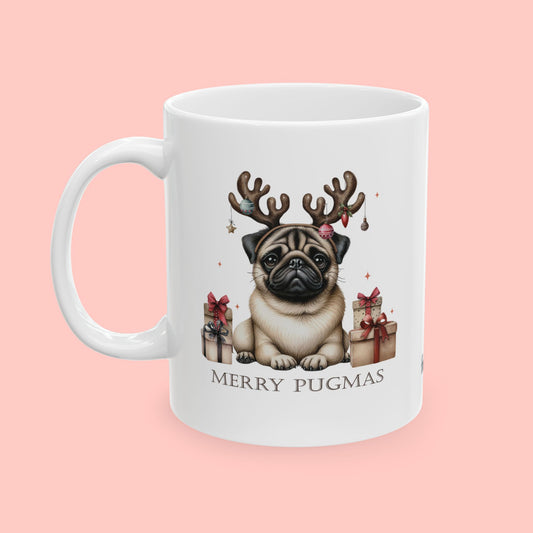 HAPPY PUGMAS - CERAMIC MUG