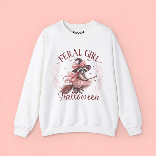 FERAL GIRL HALLOWEEN SWEATSHIRT