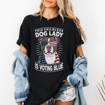 CHILDLESS DOG LADY TEE