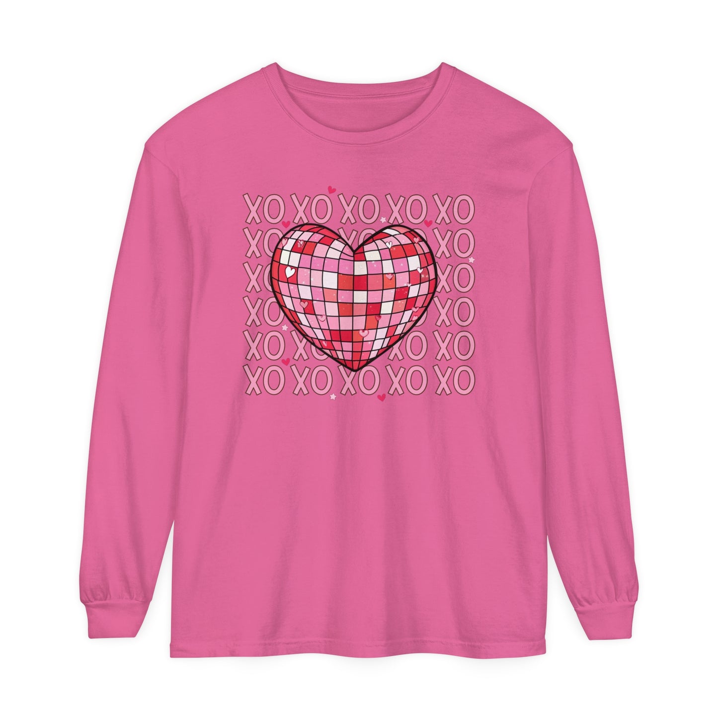 HUGS & KISSES DISCO HEART TEE