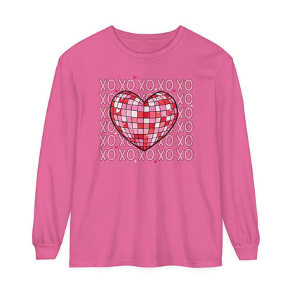 HUGS & KISSES DISCO HEART TEE