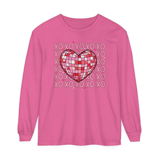 HUGS & KISSES DISCO HEART TEE